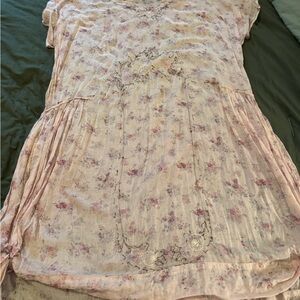 Vintage Magnolia Pearl Pink Floral Dress